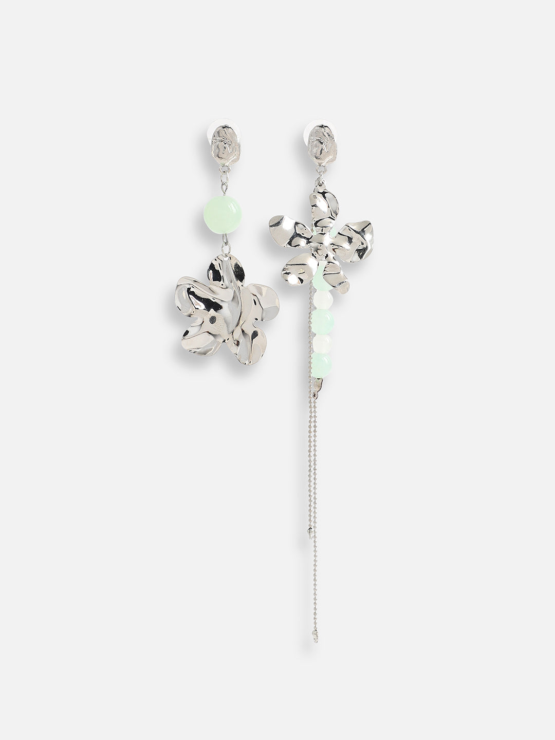 Silver Plated Designer Stone Party Drop Earring For Women