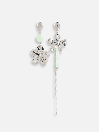 Silver Plated Designer Stone Party Drop Earring For Women