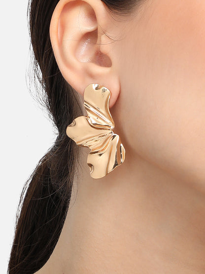 Pack Of Gold Plated Stud & Drop Earrings