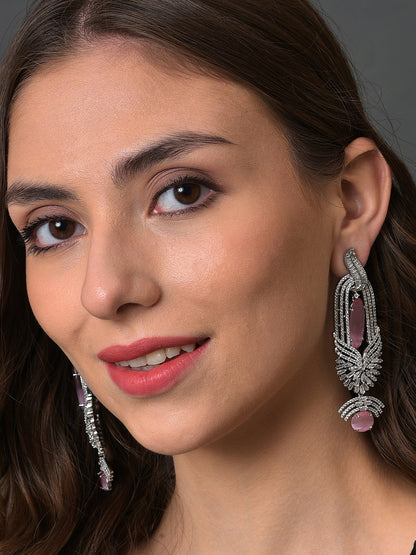 Pack Of Silver-Plated Drop Earrings