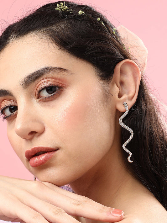 Pack Of Gold-Plated Drop Earrings