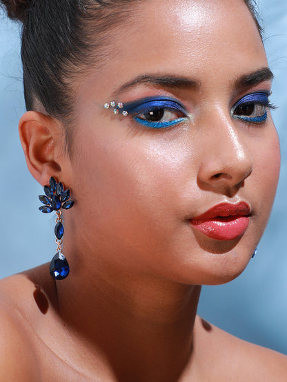 Pack Of Gold-Plated Drop Earrings
