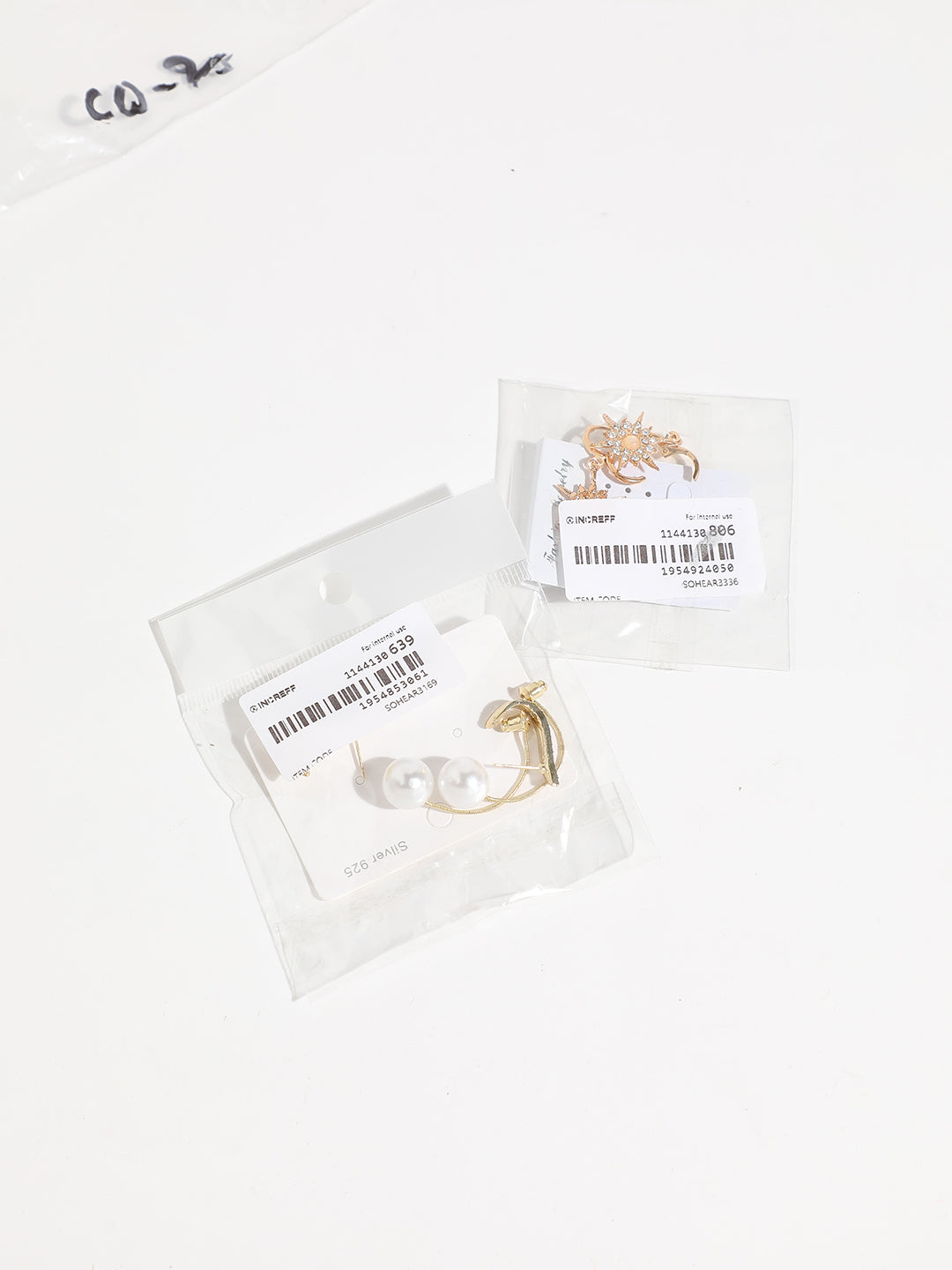 Pack Of Gold-Plated Drop Earrings 