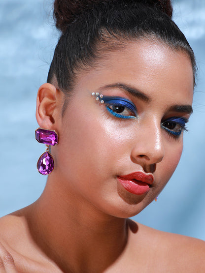 Pack Of Gold-Plated Stud & Drop Earrings