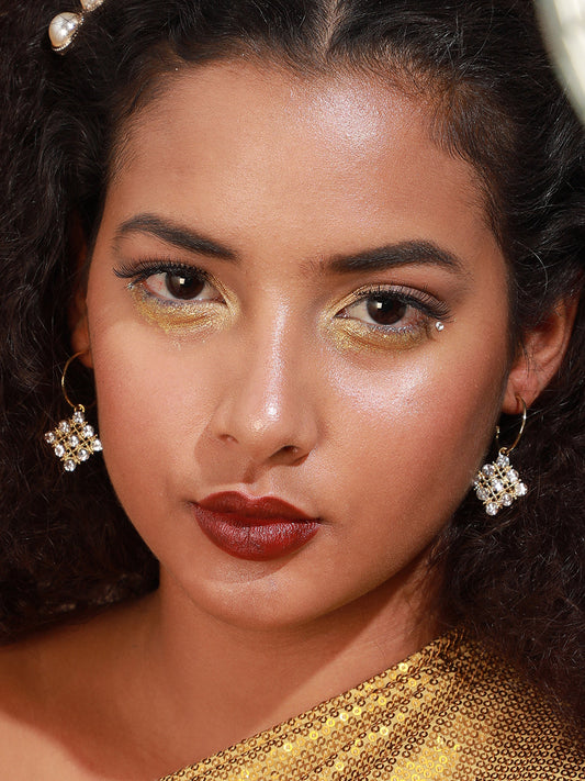 Pack Of Gold-Plated Stud & Drop Earrings