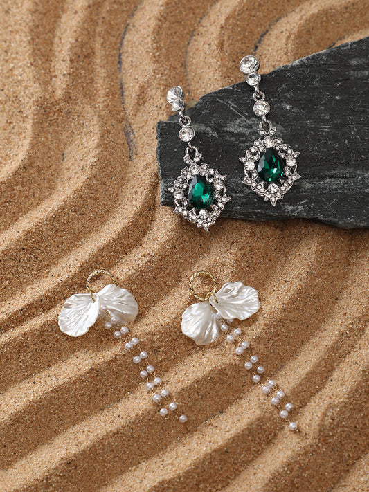 Pack Of Contemporary Drop Earrings