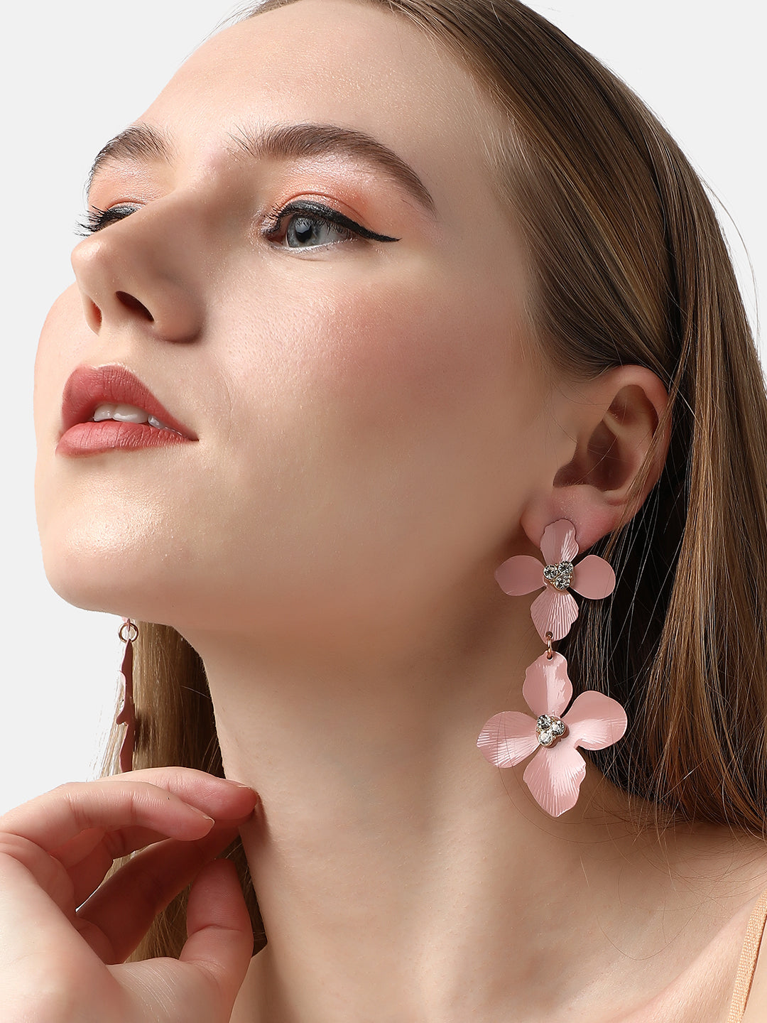 Pack Of Gold-Plated Drop Earrings