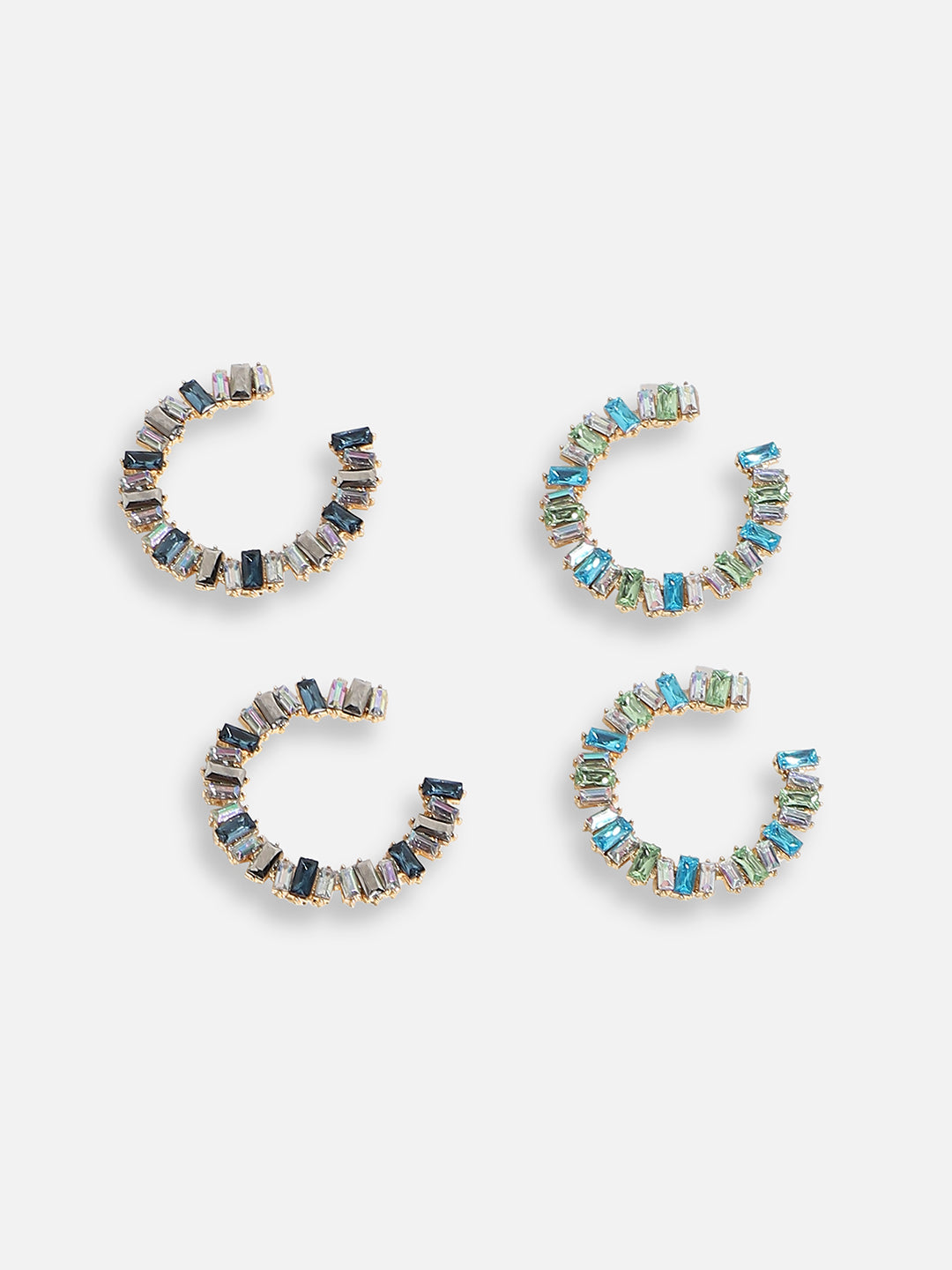 Pack Of Gold-Plated Hoop Earrings