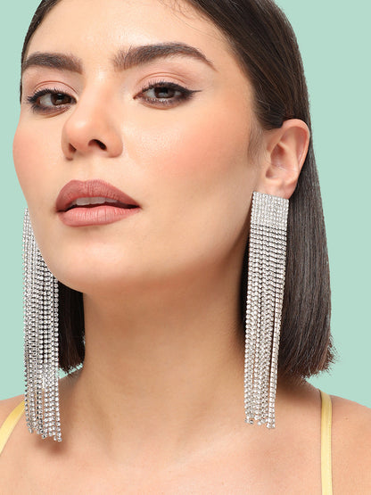 Pack Of Contemporary Bling Drop Earrings