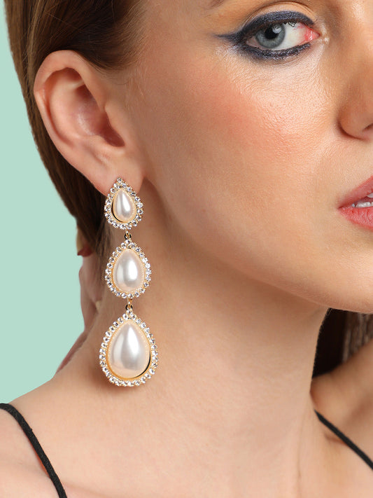 Pack Of Contemporary Drop Earrings
