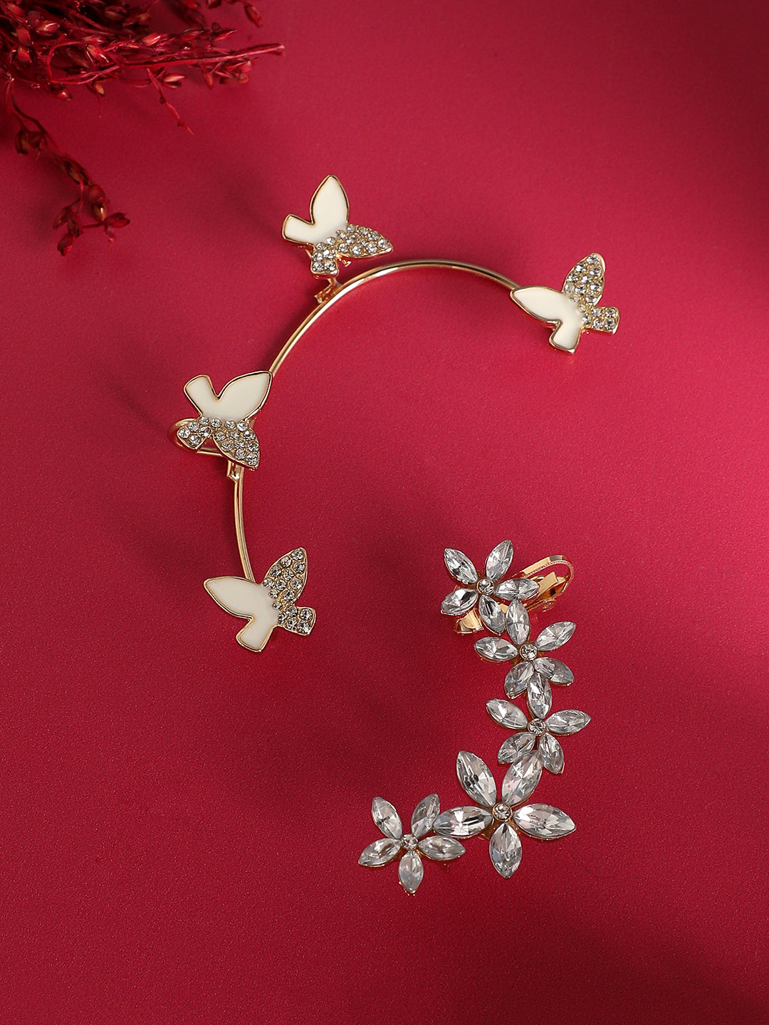 Pack Of Gold-Plated Ear Cuffs