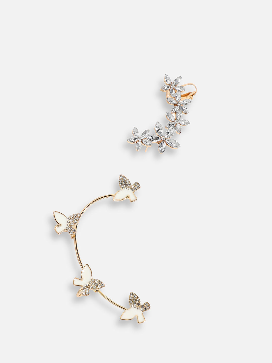 Pack Of Gold-Plated Ear Cuffs 