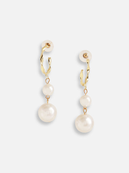 GOLD PLATED PARTY DESIGNER DROP EARRING FOR WOMEN