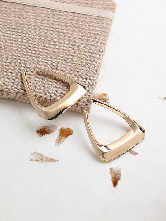 GOLD PLATED PARTY DESIGNER DROP EARRING FOR WOMEN