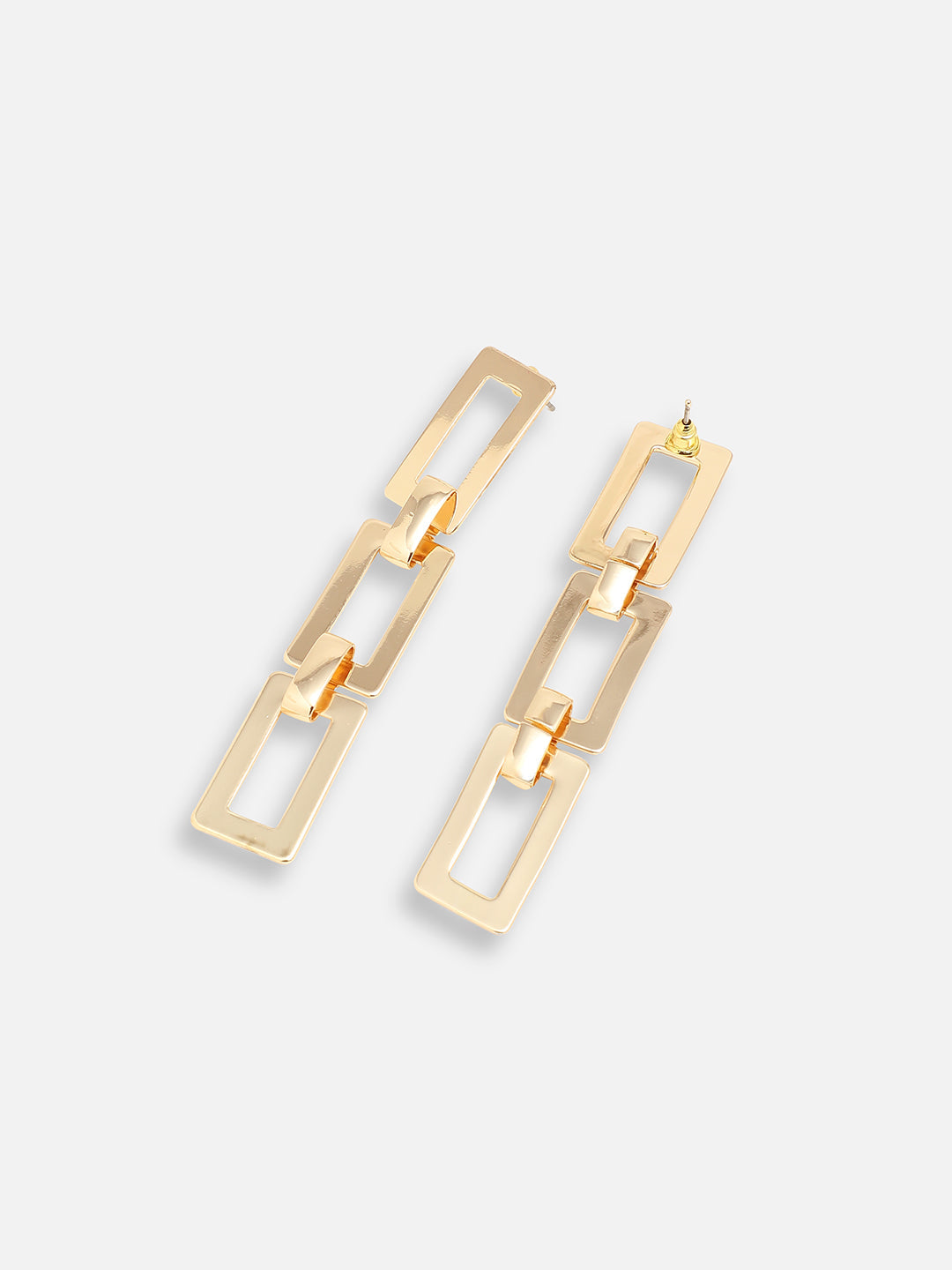 GOLD PLATED PARTY DESIGNER DROP EARRING FOR WOMEN