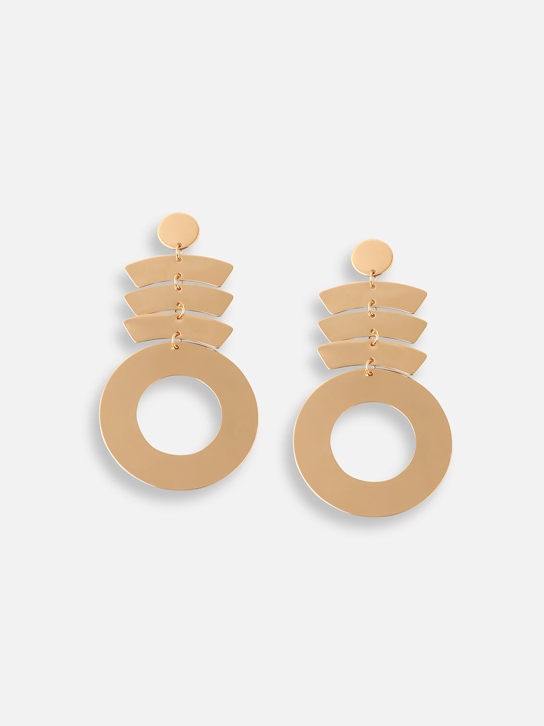 GOLD PLATED PARTY DESIGNER DROP EARRING FOR WOMEN