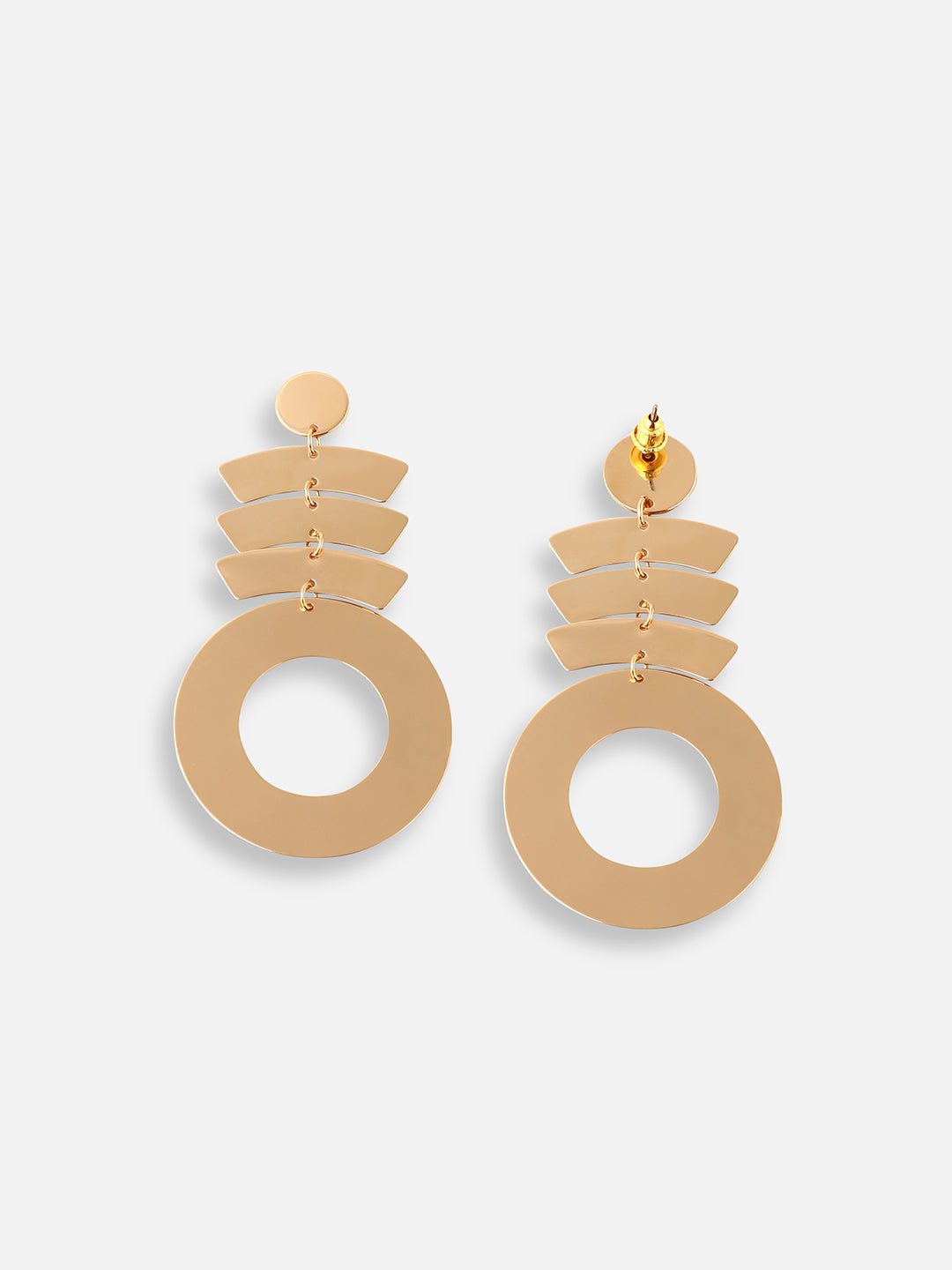 GOLD PLATED PARTY DESIGNER DROP EARRING FOR WOMEN