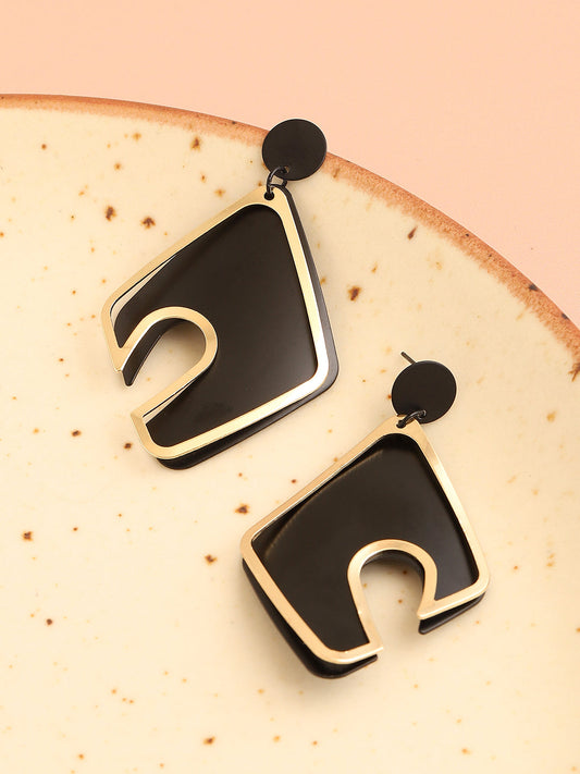 GOLD PLATED PARTY DESIGNER DROP EARRING FOR WOMEN