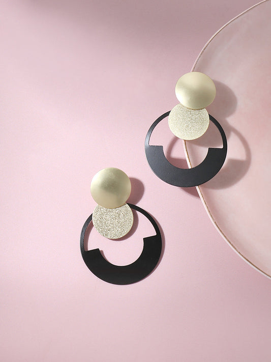 GOLD PLATED PARTY DESIGNER DROP EARRING FOR WOMEN