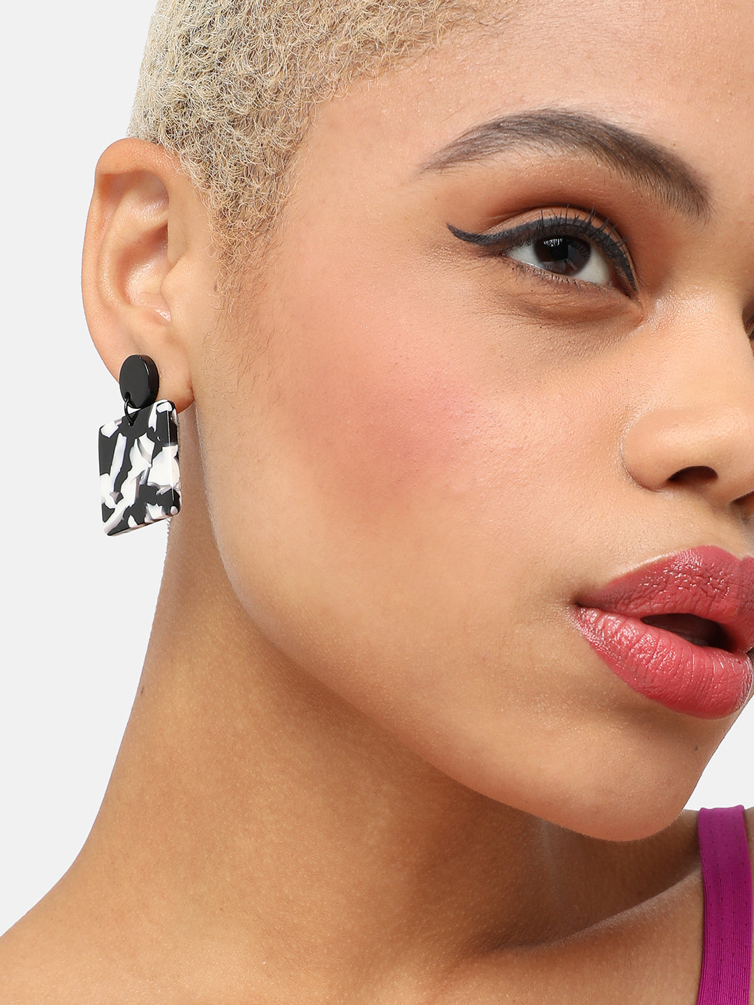 GOLD PLATED PARTY DESIGNER DROP EARRING FOR WOMEN