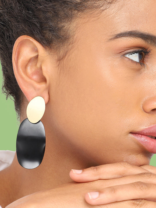 GOLD PLATED PARTY DESIGNER DROP EARRING FOR WOMEN