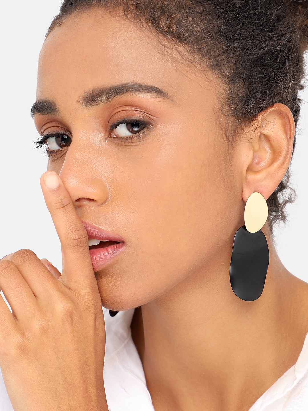 GOLD PLATED PARTY DESIGNER DROP EARRING FOR WOMEN
