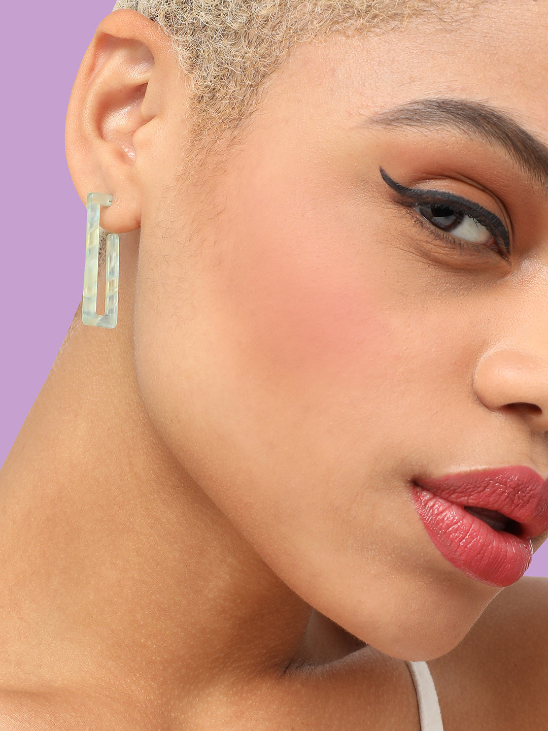 GOLD PLATED PARTY DESIGNER DROP EARRING FOR WOMEN