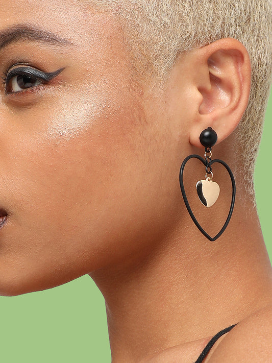 GOLD PLATED PARTY DESIGNER DROP EARRING FOR WOMEN