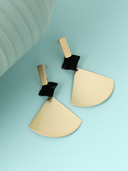 GOLD PLATED PARTY DESIGNER DROP EARRING FOR WOMEN