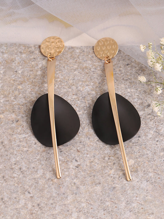 GOLD PLATED PARTY DESIGNER DROP EARRING FOR WOMEN
