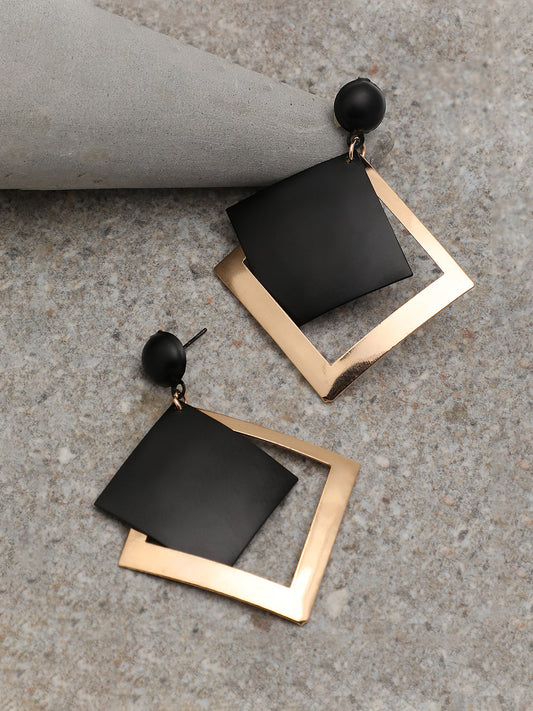 GOLD PLATED PARTY DESIGNER DROP EARRING FOR WOMEN