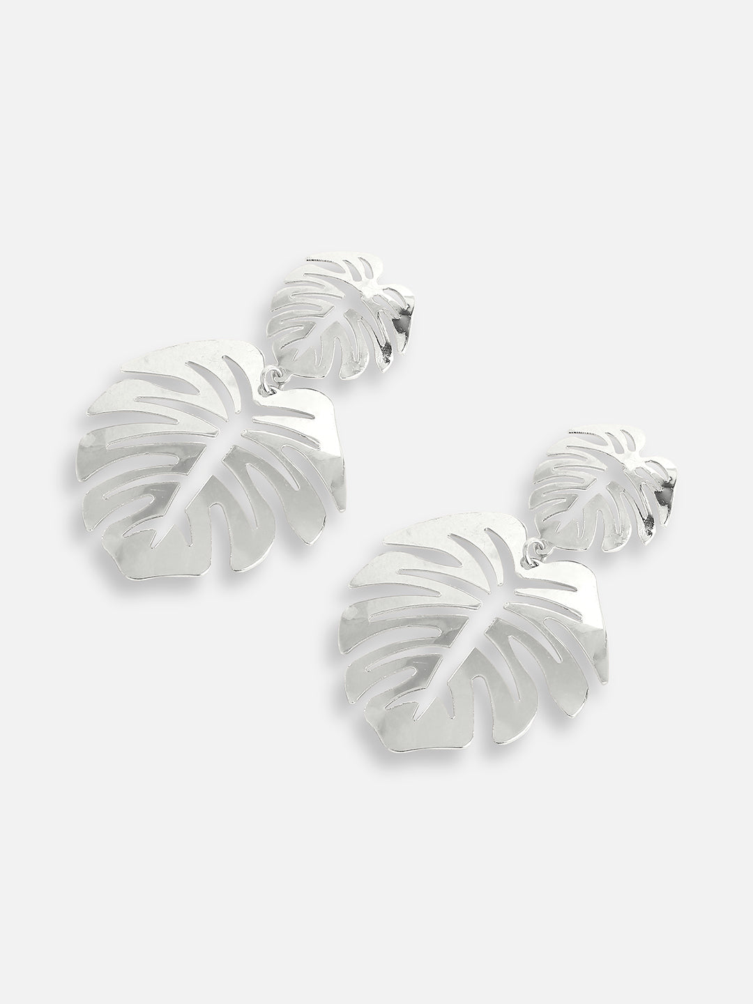 SILVER PLATED PARTY DESIGNER DROP EARRING FOR WOMEN