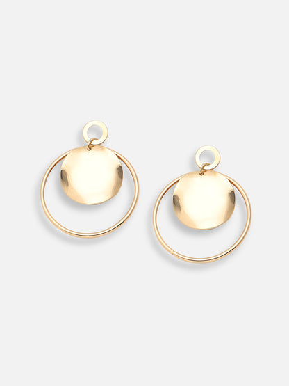 GOLD PLATED PARTY DESIGNER DROP EARRING FOR WOMEN