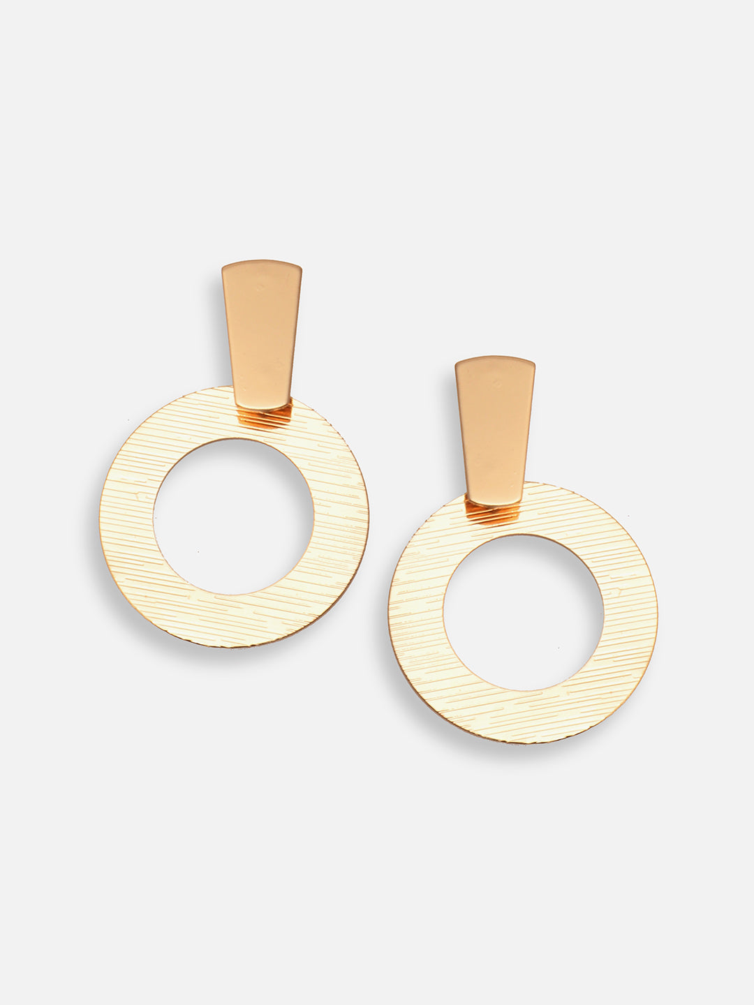 GOLD PLATED PARTY DESIGNER DROP EARRING FOR WOMEN