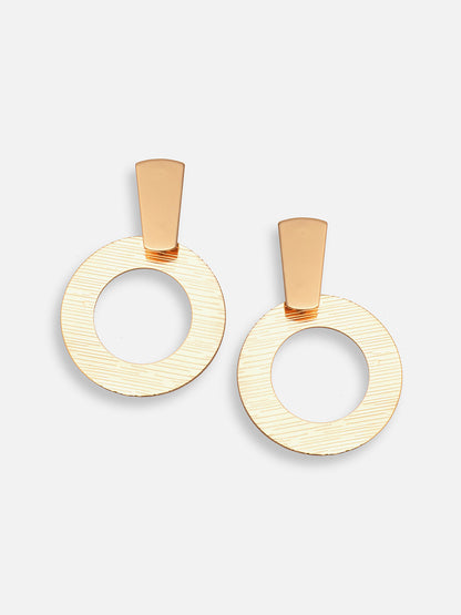 GOLD PLATED PARTY DESIGNER DROP EARRING FOR WOMEN