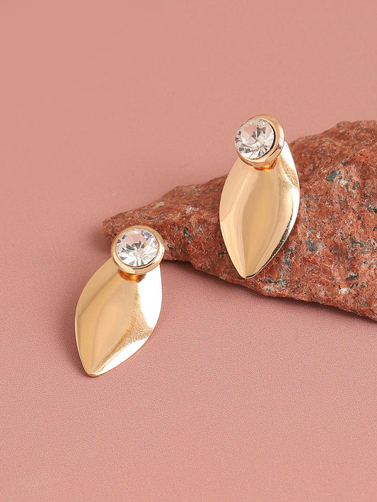 GOLD PLATED PARTY DESIGNER DROP EARRING FOR WOMEN