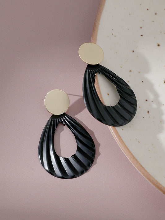 GOLD PLATED PARTY DESIGNER DROP EARRING FOR WOMEN