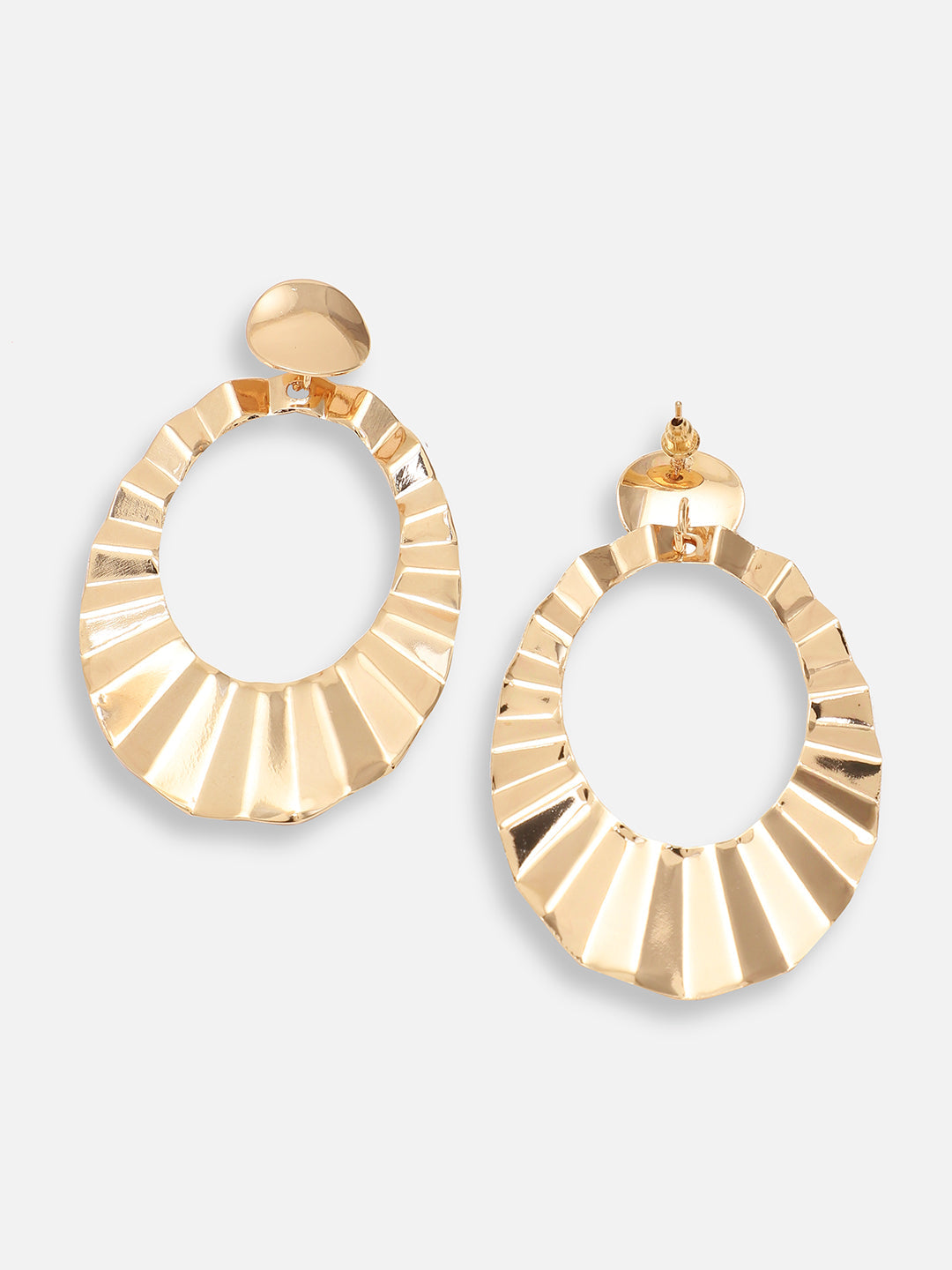 GOLD PLATED PARTY DESIGNER DROP EARRING FOR WOMEN