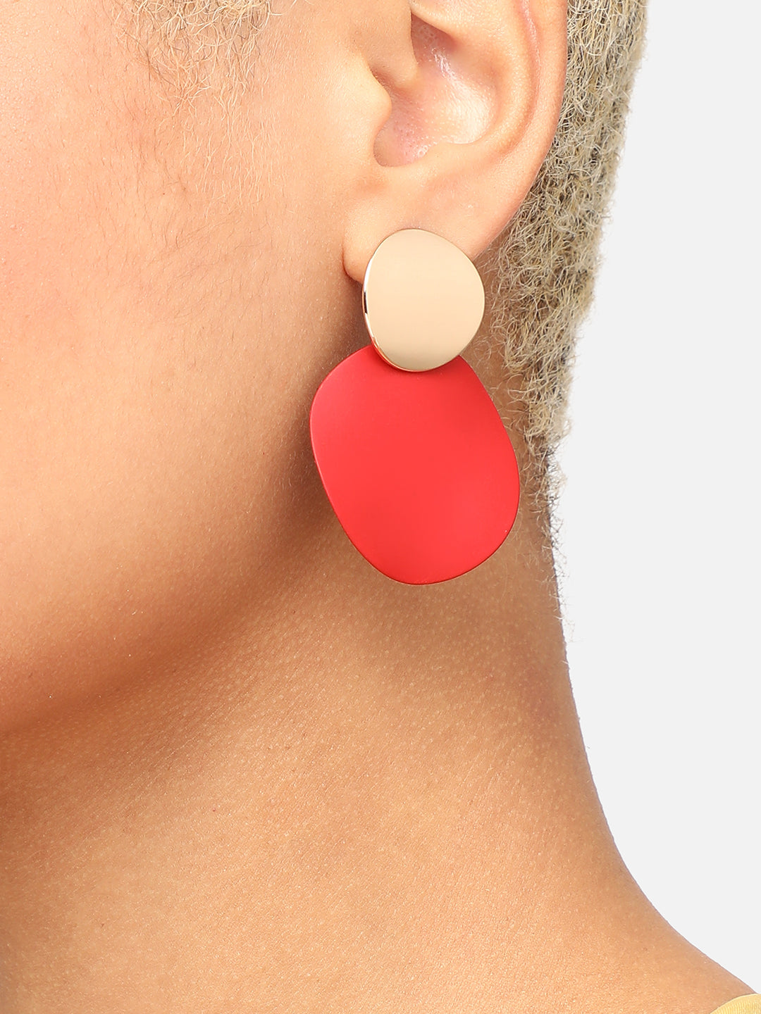 GOLD PLATED PARTY DESIGNER DROP EARRING FOR WOMEN