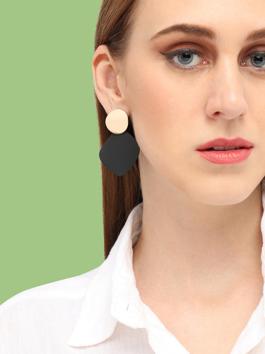GOLD PLATED PARTY DESIGNER DROP EARRING FOR WOMEN