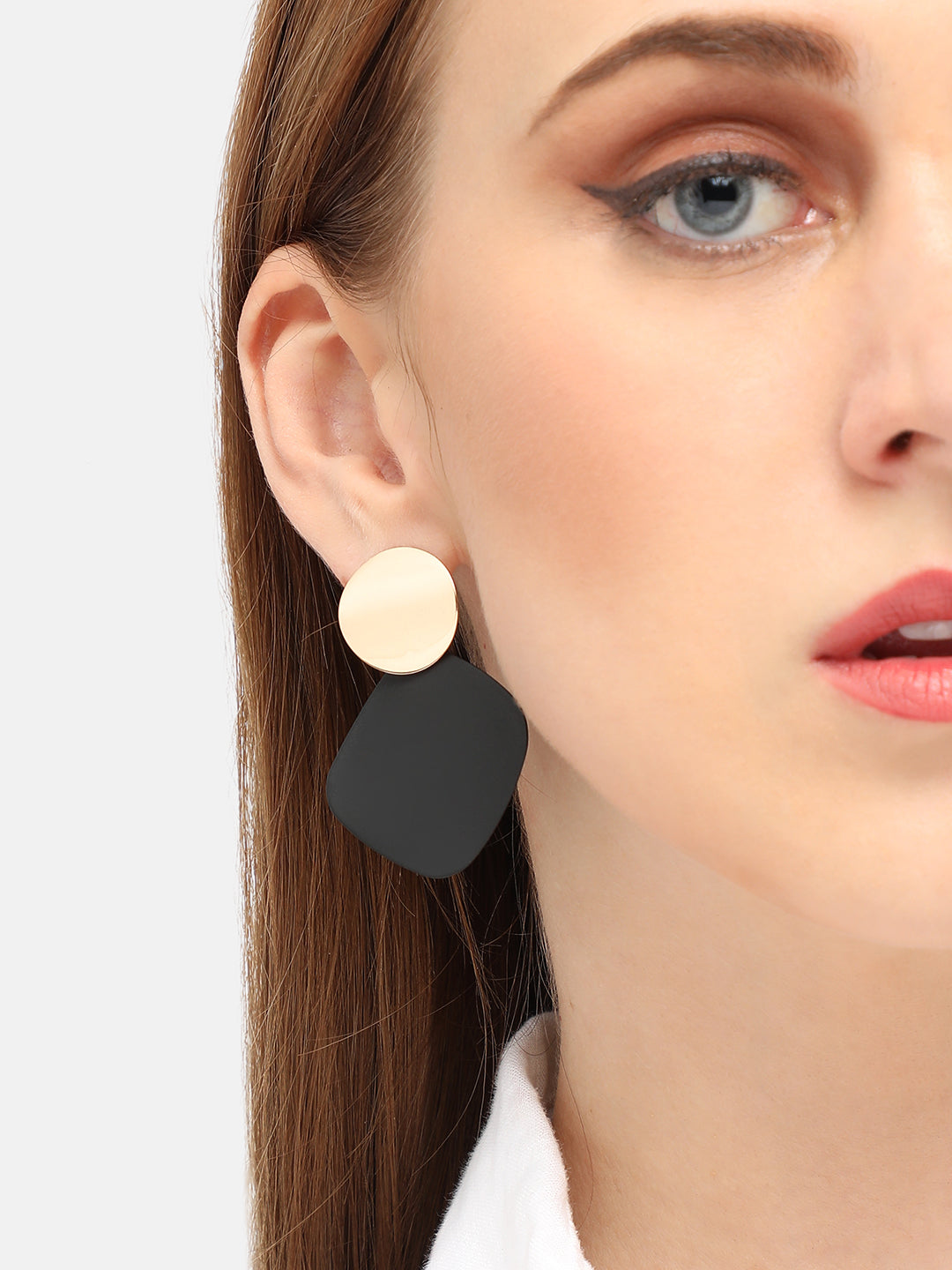 GOLD PLATED PARTY DESIGNER DROP EARRING FOR WOMEN