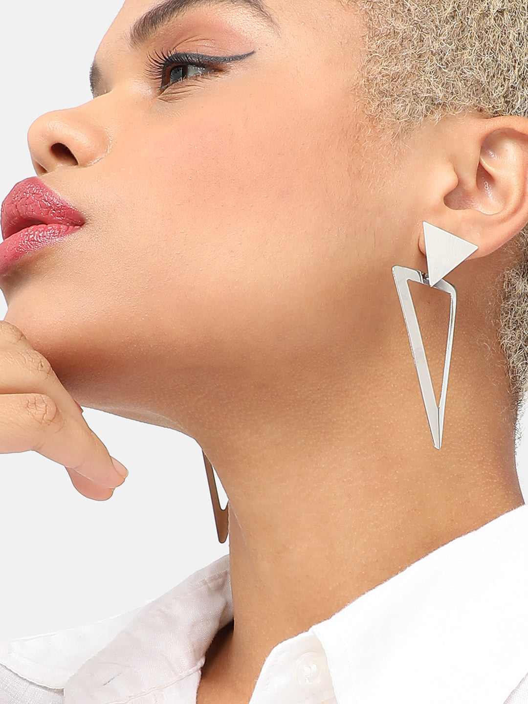 GOLD PLATED PARTY DESIGNER DROP EARRING FOR WOMEN