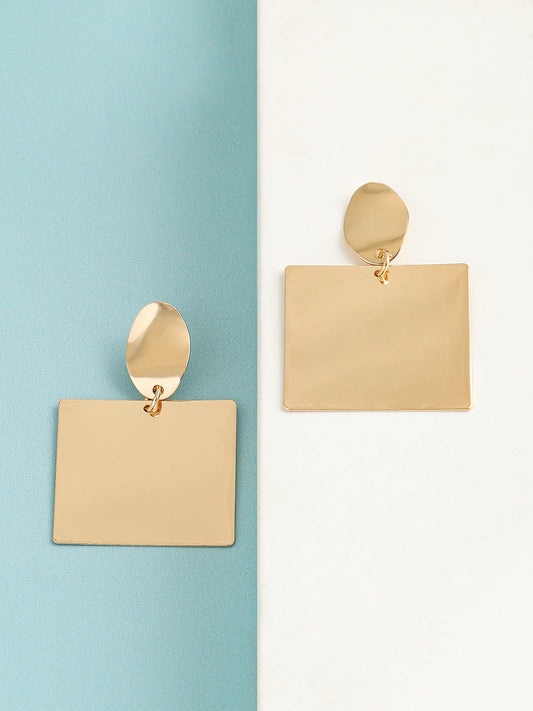 GOLD PLATED PARTY DESIGNER DROP EARRING FOR WOMEN