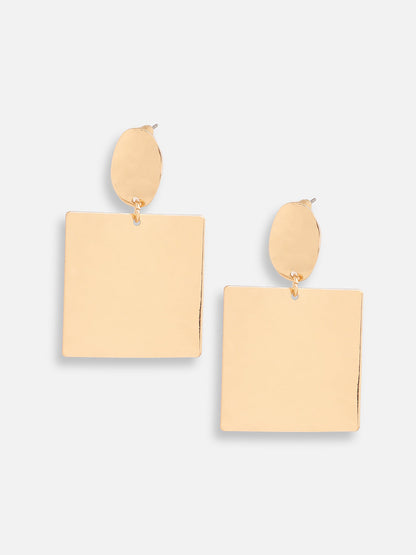 GOLD PLATED PARTY DESIGNER DROP EARRING FOR WOMEN