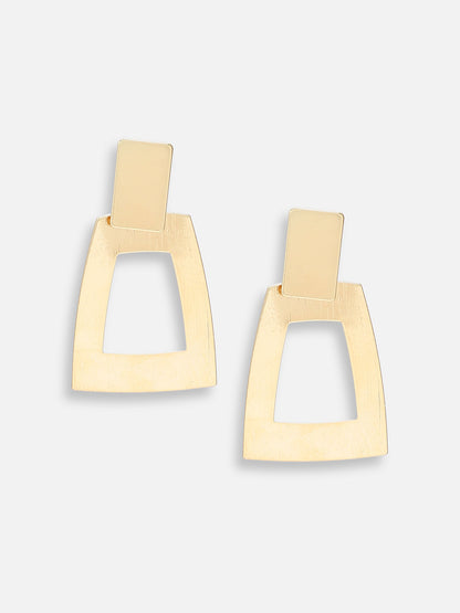 GOLD PLATED PARTY DESIGNER DROP EARRING FOR WOMEN