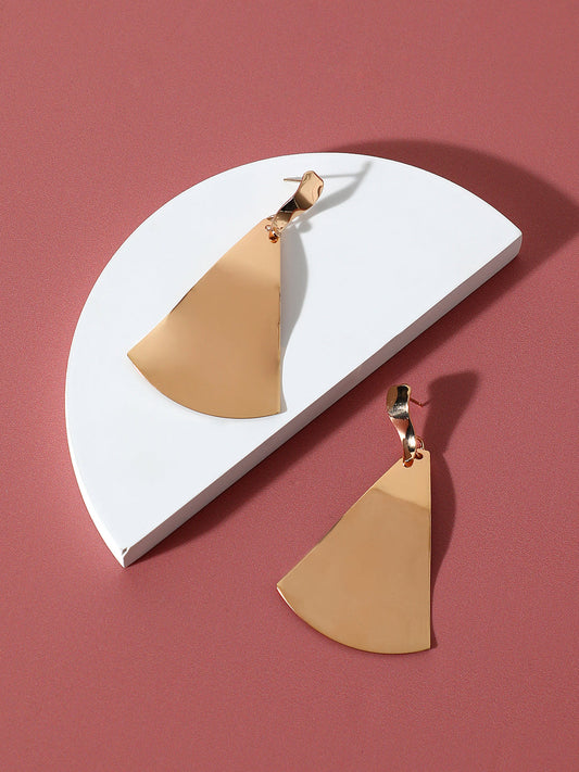 GOLD PLATED PARTY DESIGNER DROP EARRING FOR WOMEN
