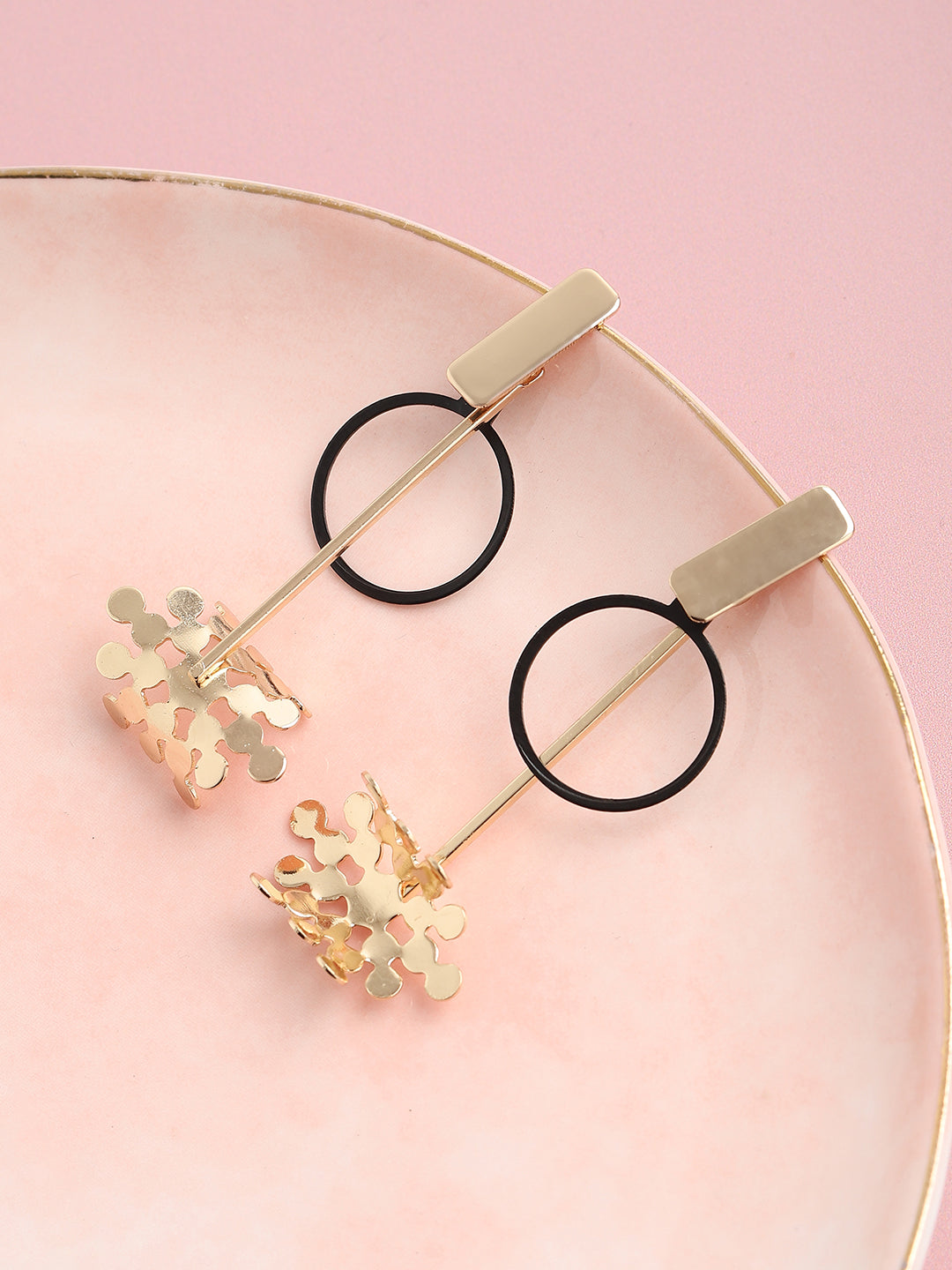 GOLD PLATED PARTY DESIGNER DROP EARRING FOR WOMEN