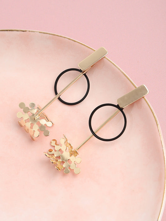 GOLD PLATED PARTY DESIGNER DROP EARRING FOR WOMEN