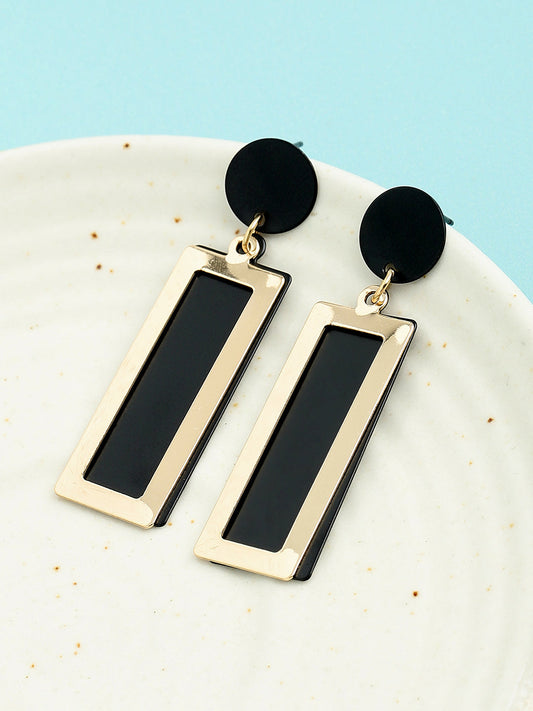GOLD PLATED PARTY DESIGNER DROP EARRING FOR WOMEN