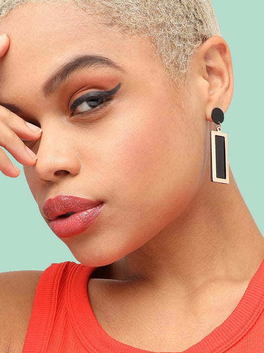 GOLD PLATED PARTY DESIGNER DROP EARRING FOR WOMEN
